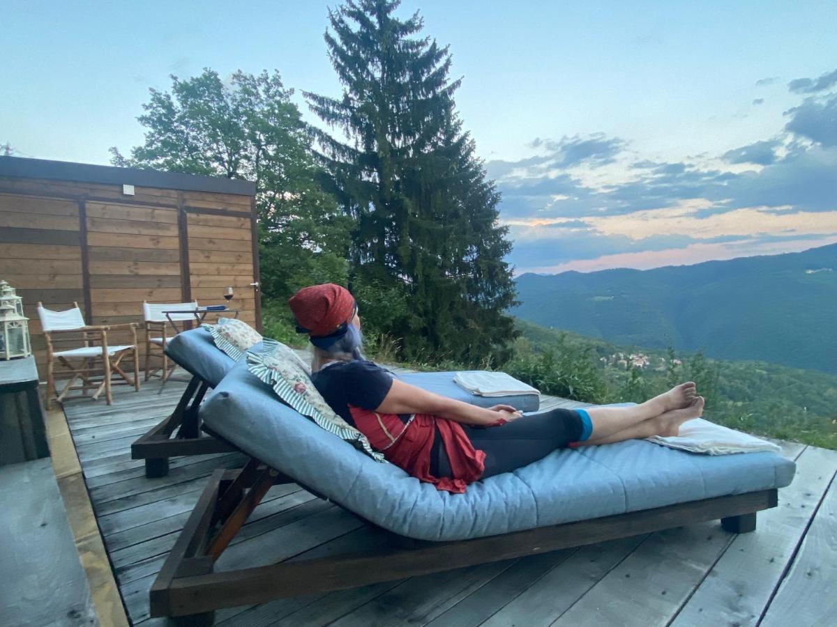 Suxen Nature Experience - Lodge Con Vista Panoramica Prepotto  Eksteriør billede